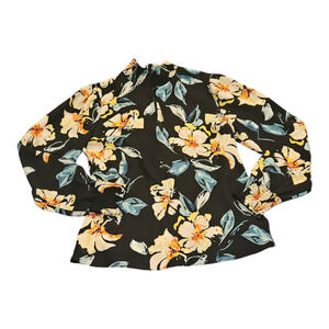 Socialite Medium Sheer Floral Long Sleeve Shirt